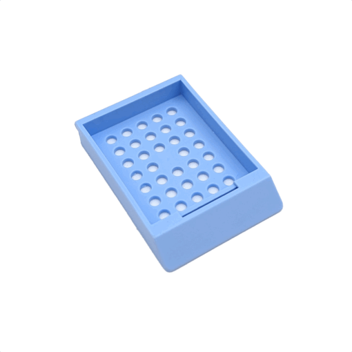 Embedding Cassettes without lids, Blue