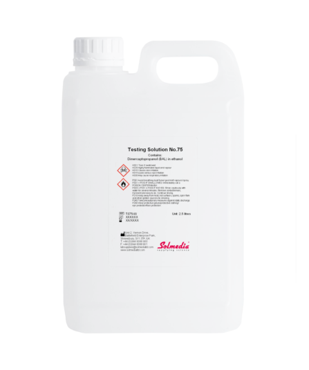 Testing Solution No.75 Dimercaptopropanol (BAL) in ethanol