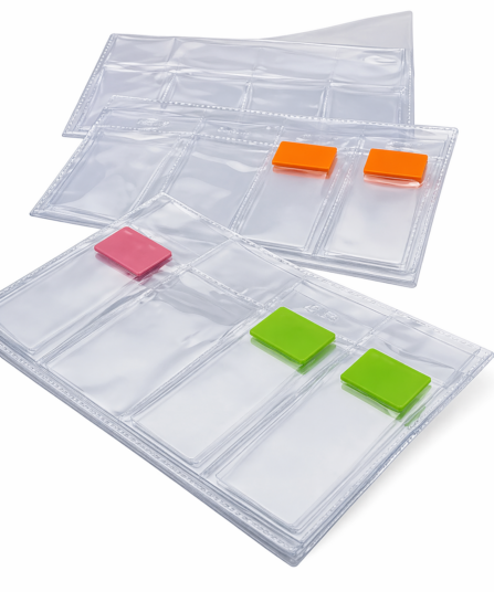 Plastic Wallet for 4 slides 103 x 153mm, pk/100