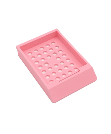 Embedding Cassettes without lids, Peach