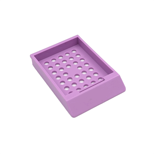 Embedding Cassettes without lids,  Purple