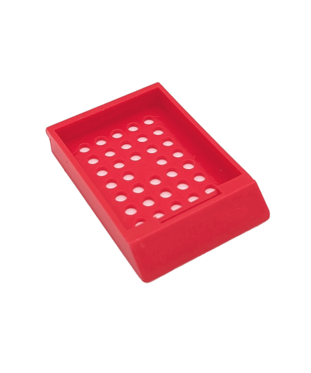 Embedding Cassettes without lids,  Red