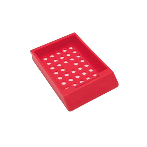 Embedding Cassettes without lids,  Red