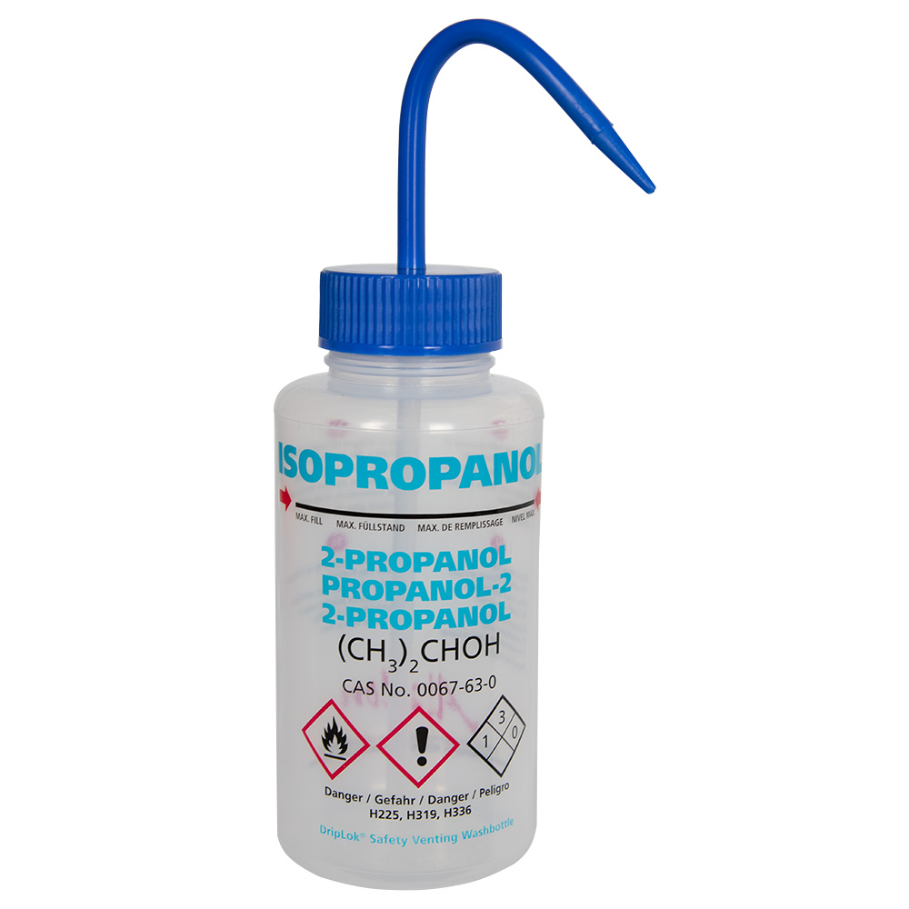 Wash Bottle 500ml, printed Isopropyl Alcohol Solmedia