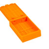 orange super cassette with lid