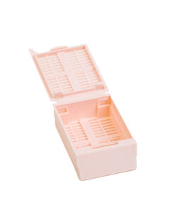 pink mega cassette with hinged lid