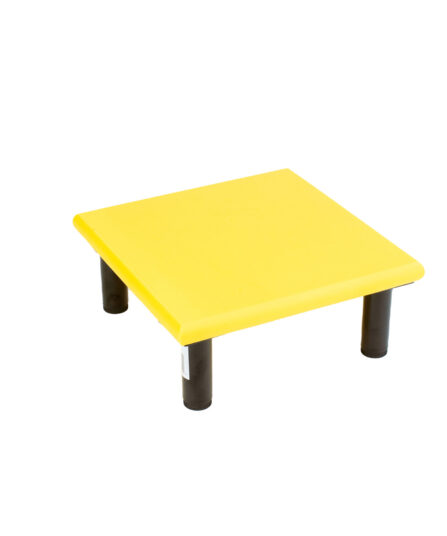 SpeciBoard Dura Cutting Board 300x300x25mm Yellow c/w 100mm Fixed Black Legs