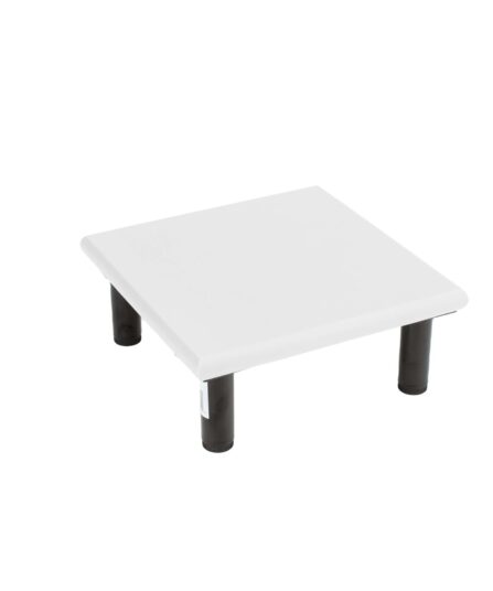 SpeciBoard Dura Cutting Board 450x450x25mm White c/w 100mm Fixed Black Legs