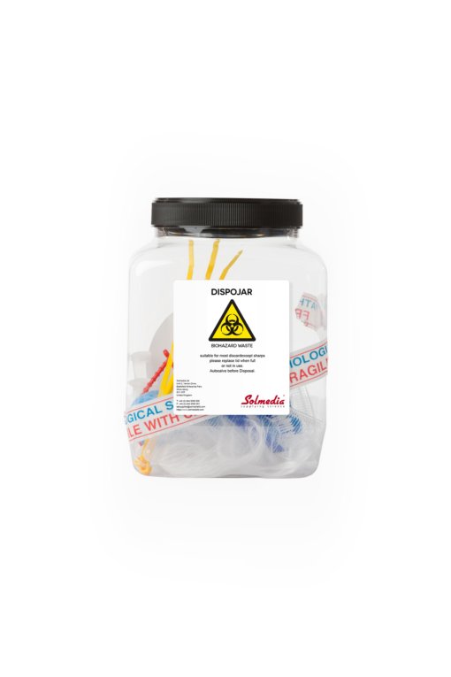 DispoJar 3L Capped and Labelled