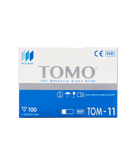 TOMO® Adhesive Microscope Slides
