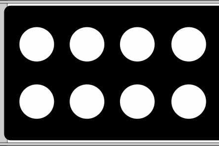 Diagnostic Slides PTFE, hydrophilic, black 12 x 6mm spot  Ref. 005