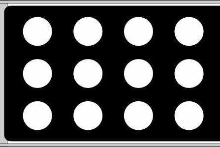 Diagnostic Slides PTFE, hydrophilic, black 24 x 5mm spot  Ref. 056