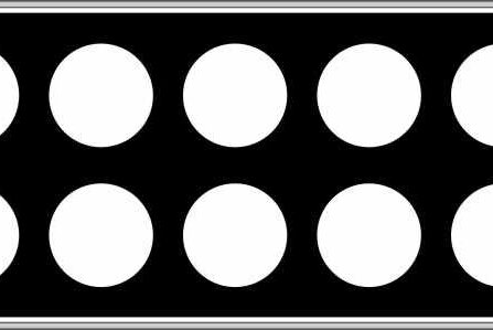 Diagnostic Slides PTFE, hydrophilic, black 12 x 8mm spot  Ref. 075